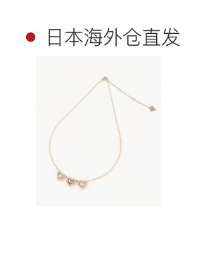 日本直邮GUESS 16至18英寸BELOVED项链水晶吊坠