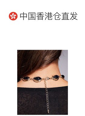 1h可退 香港直邮潮奢 ASOS 女士 setting 设计短款海军蓝人造半宝