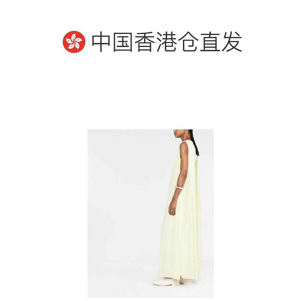 1h可退 香港直邮Jil Sander 吉尔 桑达 女士 圆领连衣裙 J03CT016 - 图1
