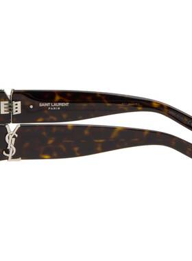 1h可退 潮奢 Saint Laurent 圣罗兰 男士 黑色 & 棕色 SL M152 太