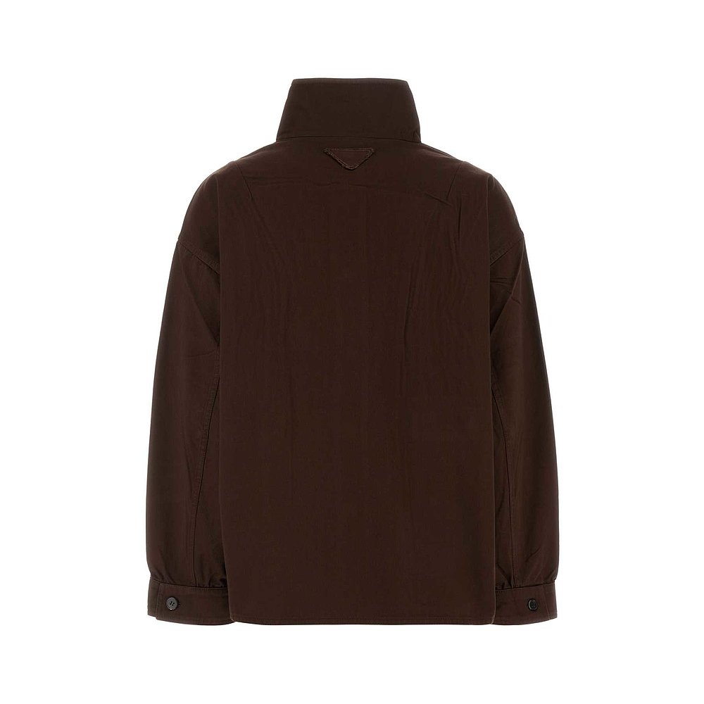 香港直邮PRADA 女士外套 P8011SOOO17LLF0324 AW2025 棕色 - 图2