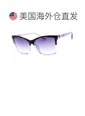 自营guessGU7779 83Z透明紫色/紫色哈瓦那/紫色grivient镜子-透明