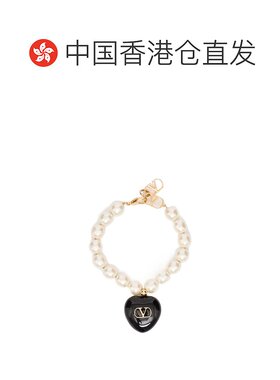 香港直邮VALENTINO 女士项链 WJ0Y71LTDQYL CO 白色 徽标手链珍珠