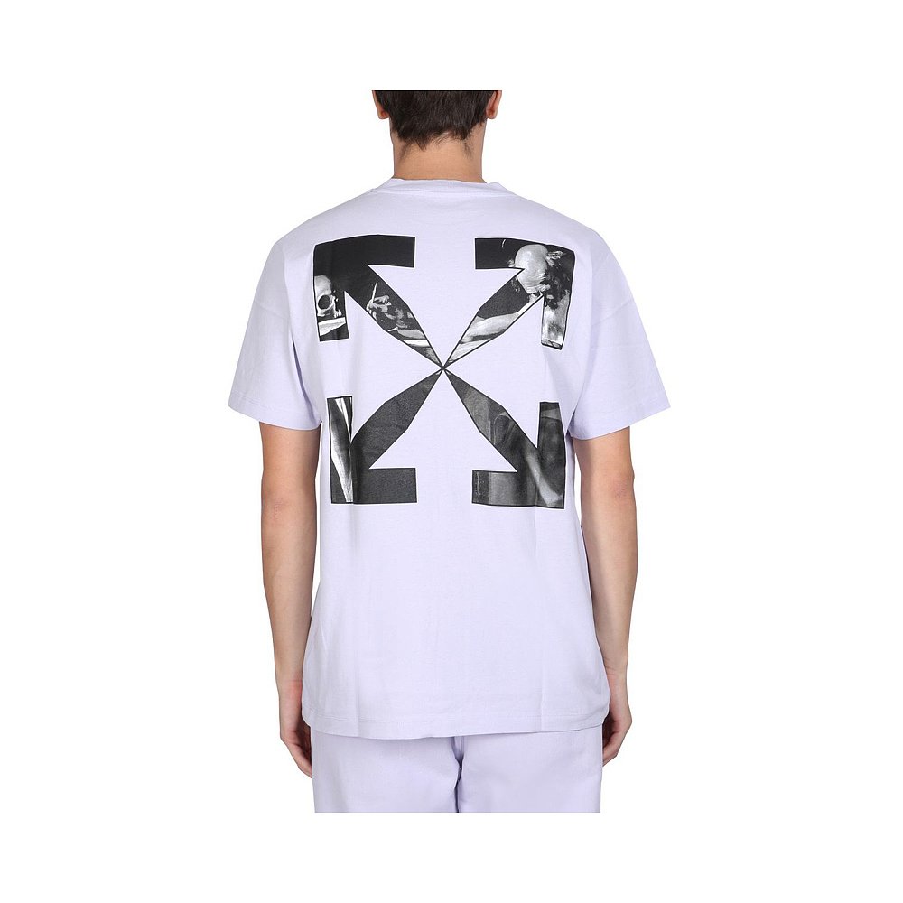 香港直邮OFF-WHITE 男士T恤 OMAA027F22JER0043610 - 图0