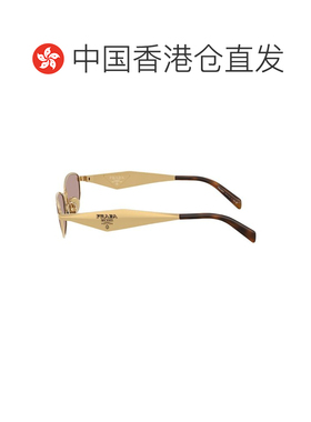 香港直邮PRADA 男士太阳镜 0PRD51S5AK20I55 AW2026 金色