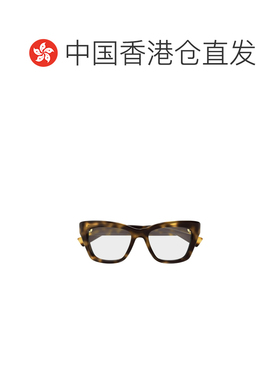 香港直邮GUCCI 女士眼镜 GG1810O003 SS2025 古驰 棕色几何平光镜