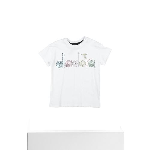 1h可退 香港直邮潮奢 Diadora 迪亚多纳 女童 T恤童装 white白色 - 图3