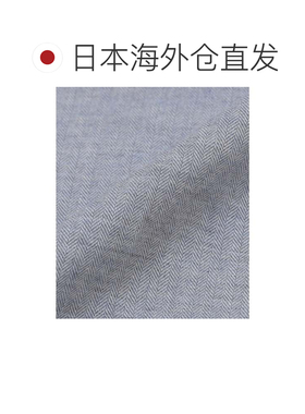 日本直邮SHIPS 有机棉人字纹手帕 驼色