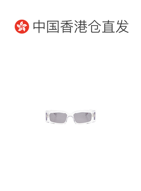 香港直邮ALAIA 女士眼镜 AA0078S007 SS2025 灰色 徽标太阳镜