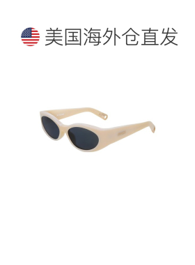 自营Jacquemus女士JAC4 55mm太阳镜-米色 美国奥莱直发