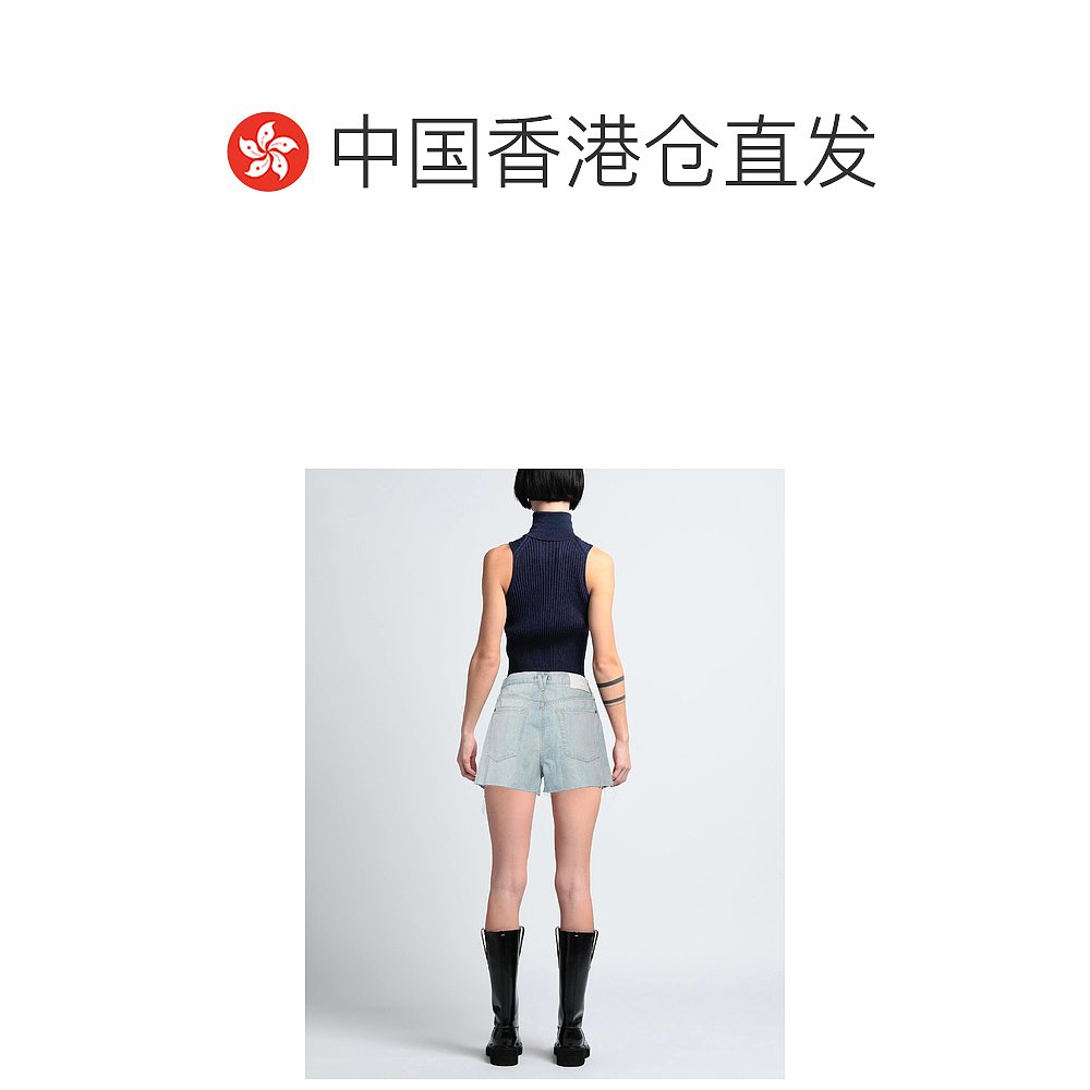 香港直邮潮奢 7 For All Mankind 女士牛仔短裤 - 图1