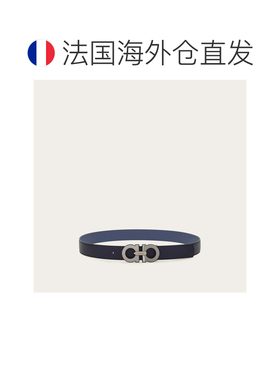 自营欧洲直邮Ferragamo菲拉格慕 男士牛皮扣双面可调节腰带