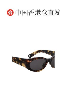 香港直邮JACQUEMUS 女士太阳镜 JAC4OVALOC9SHELL SS2025 黑色