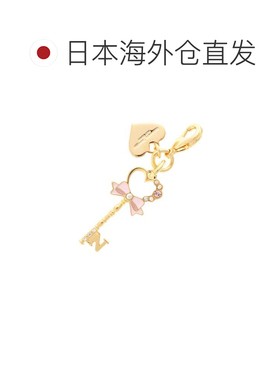 日本直邮Samantha Thavasa 钥匙主题字母拉链吊饰 N 金色