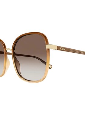 Chloe 方框徽标太阳镜 CH0031S