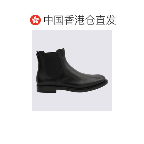 香港直邮TOD'S 男士靴子 XXM62C00P20OLWB999 CO 黑色切尔西靴 - 图1