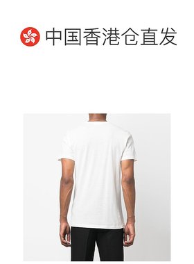 香港直邮Jil Sander吉尔 桑达男士T恤白色短袖圆领百搭舒适透气