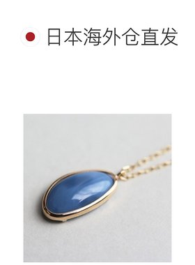 1h可退 日本直邮cui-cuiK10YG黄金蓝色蓝宝石项链782925cuicui