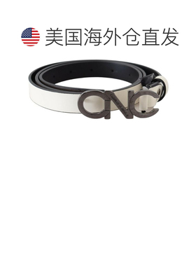 自营Costume National Women's Mettalic Leather Logo Women's B