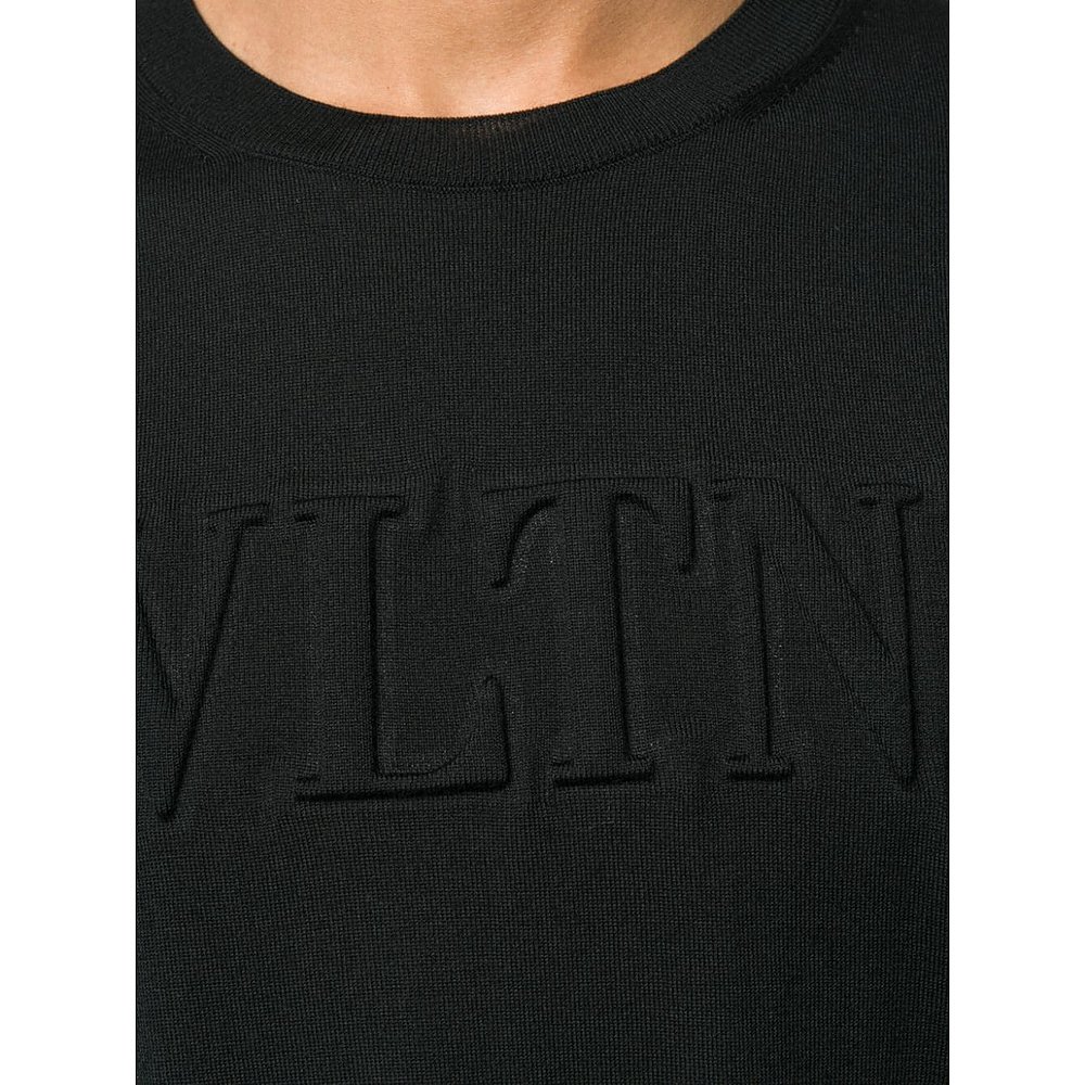 VALENTINO 19SS VLTN logo压花套头衫 Men - 图3