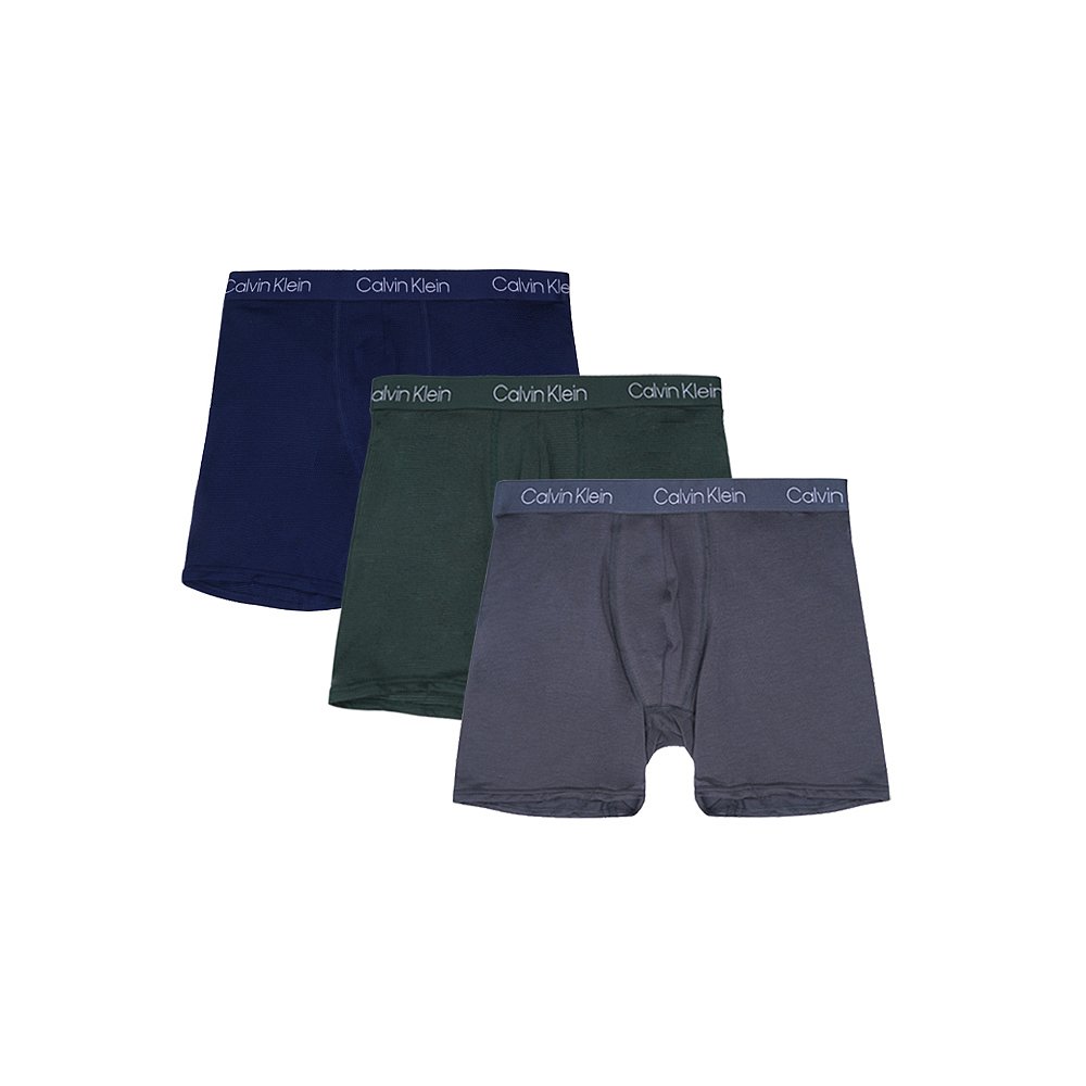天猫国际海外直购美国直邮Calvin Klein凯文克莱CK男士高腰舒适内裤三条装NP2291O0