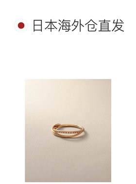 日潮跑腿COCOSHNIK K10钻石十字线戒指 405-66404