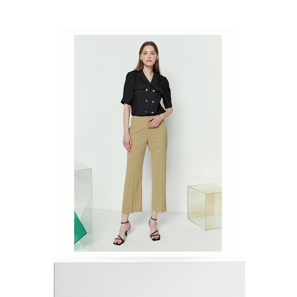 韩国直邮THE IZZAT 开衩细节半靴型长裤_IM6A0SL55SG - 图3