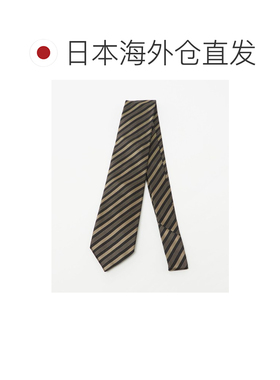 日本直邮UNITED ARROWS 男士 真丝条纹领带 13346【付后1h可退】