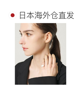 日本直邮UNITED ARROWS green label relaxing 椭圆 粉红 戒指 银
