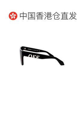 香港直邮off-white 女士 光泽黑色醋纤太阳眼镜 OW10011007