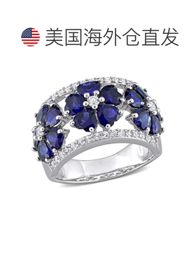 自营mimi & max4 1/2 CT TGW Created Blue 和 Created 白色蓝宝