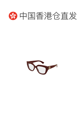 香港直邮GUCCI 女士眼镜 GG1847O003 SS2026 棕色 几何框平光镜