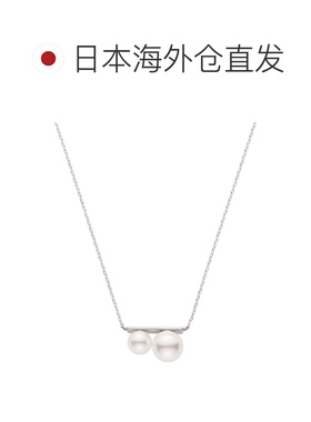日本直邮VENDOME AOYAMA AYAKO10K白金珍珠吊坠项链 AJBN143645PA