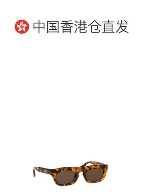 香港直邮GUCCI 男士眼镜 803656J07402323 CO 绿色 椭圆形镜框太