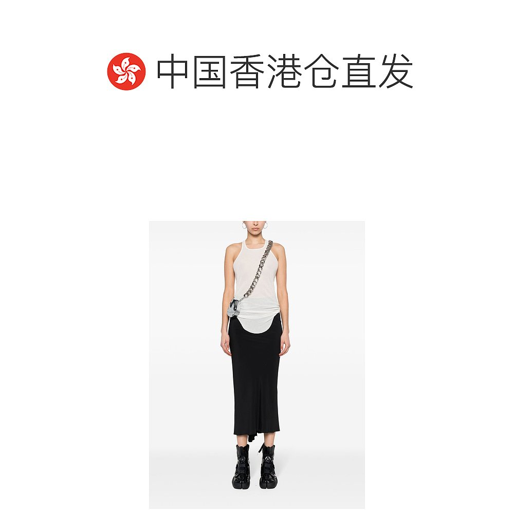 香港直邮RICK OWENS 女士T恤 RP01D2101RC11 - 图1