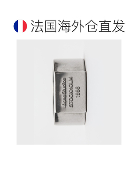自营欧洲直邮Acne Studios FW25女士半哑光银色黄铜1996logo标识