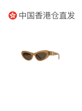 香港直邮LOEWE 女士眼镜 LW40156U50E AW2025 棕色 蝴蝶框太阳镜
