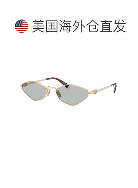 自营miu miuMU56ZS ZVN50K Pale Gold/Light Grey - pale gold 美