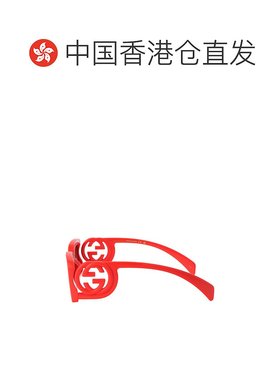 香港直邮GUCCI 女士眼镜 GG1325S005 AW2025 古驰红色太阳镜