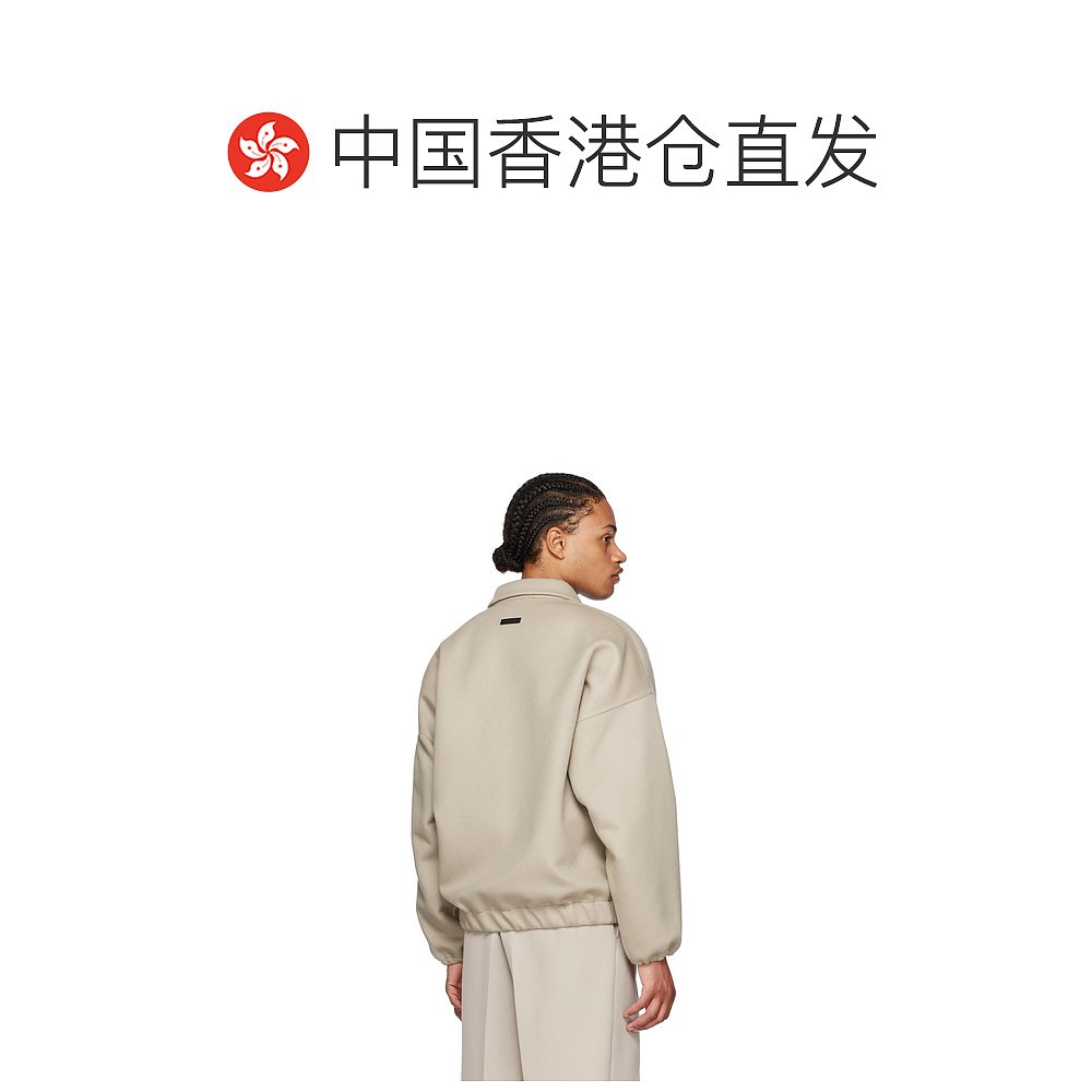 香港直邮潮奢 Fear Of God 男士 灰褐色翻领夹克 FGE30 - 图1