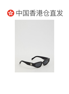 香港直邮CELINE 女士眼镜 4S269CPLB38NO SS2025 黑色 徽标太阳镜