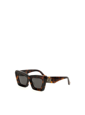 LOEWE 女士眼镜 LW40145F5352A SS2025 棕色 Loewe 'Beveled' Sun