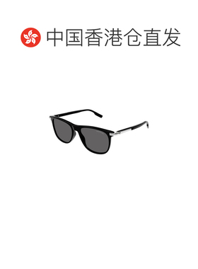 香港直邮MONTBLANC 男士太阳镜 MB0216S001 CO 黑色 全框太阳镜