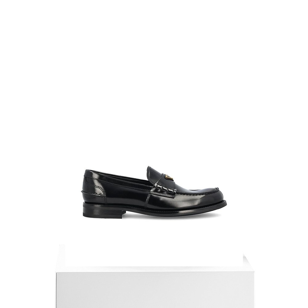 1h可退 PRADA 男士商务休闲鞋 2DB223055F0002P25 SS2025 黑色 - 图3