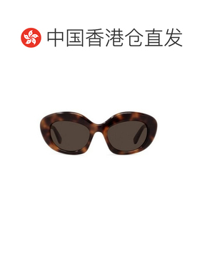 香港直邮LOEWE 女士眼镜 LW40153I52E CO 棕色 全框太阳镜