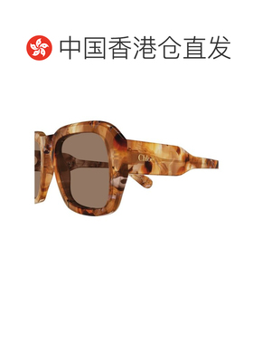 香港直邮CHLOÉ 女士眼镜 CH0310S005 SS2026 棕色 全框太阳镜