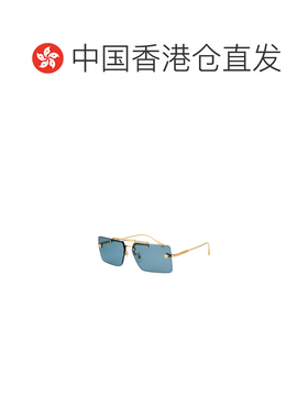 1h可退 香港直邮VERSACE 女士眼镜 VE2245100280 CO 蓝色 徽标太