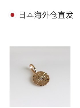1h可退 日本直邮cui-cui 男女同款 K10YG/K10WG 金币吊坠 对戒风
