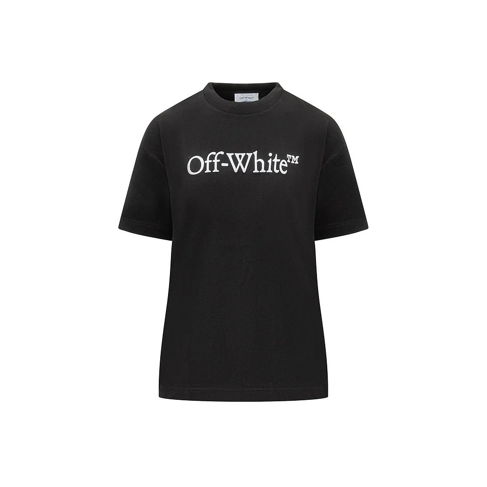 1h可退 OFF-WHITE 女士衬衫 OWAA089C99JER0031001 CO 黑色短袖 - 图0