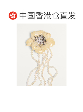 香港直邮VALENTINO 男士项链 YJ0Y47KFH9SL AW2025 米白色 串珠项
